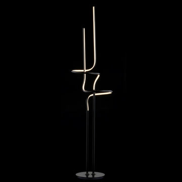 Sketch 64" Minimalist Dimmable Metal Integrated LED Floor Lamp - JONATHAN Y